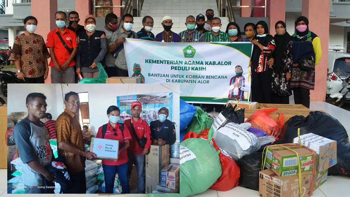 PMI Alor Mulai Salurkan Bantuan Donatur Bagi Korban Bencana