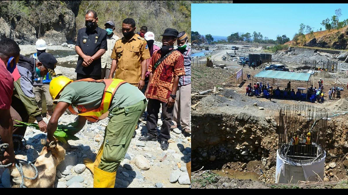 Bangun Jembatan Terpanjang di Alor ‘pakai’ Ritual Agar Tak Jatuh Korban