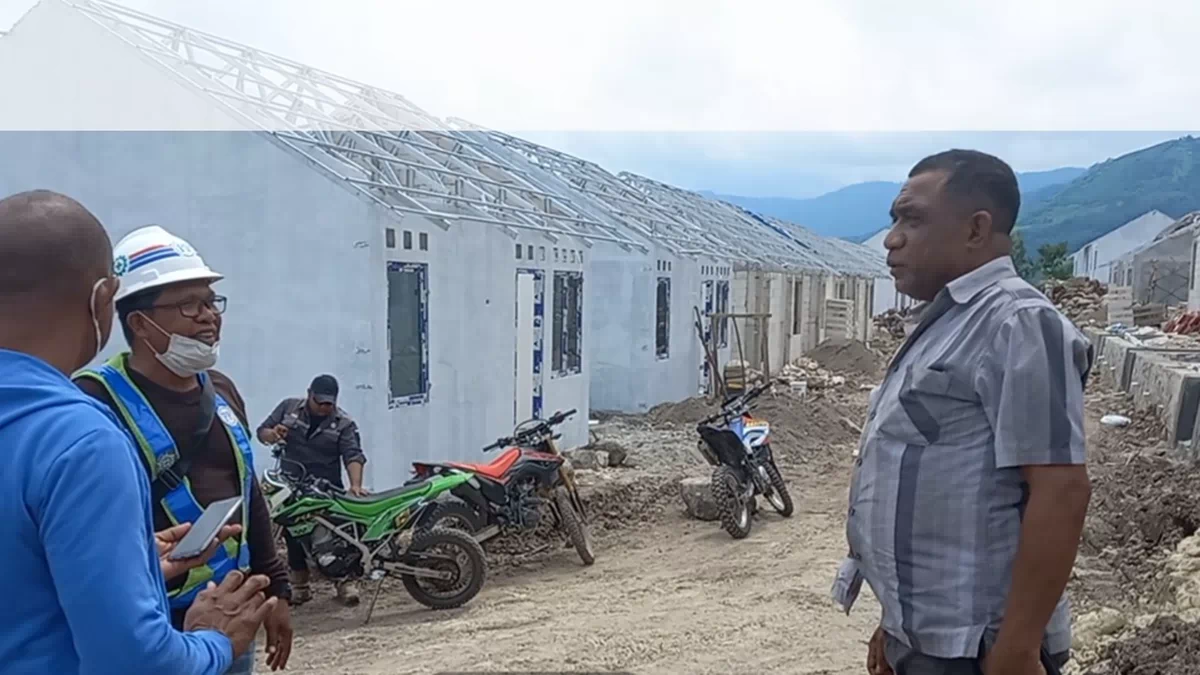 PT.PP Finishing Rumah Relokasi Pasca Seroja di Pantar, Tahan Gempa dan Kedap Suara