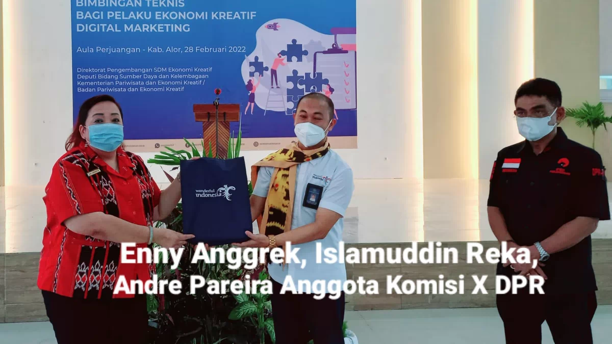 Ketua DPRD Alor Minta Dukungan Kemenparekraf Untuk Kelompok Ekonomi Kreatif dan Quota Beasiswa dari PIP