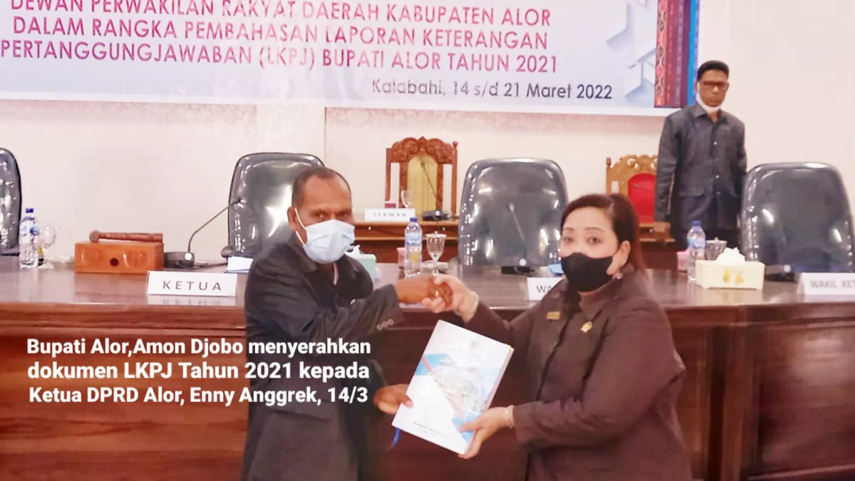 Masalah Keuangan Dalam LKPJ Bupati Alor Tahun 2021 Kepada DPRD Alor. SILPA 47,6 Milyar