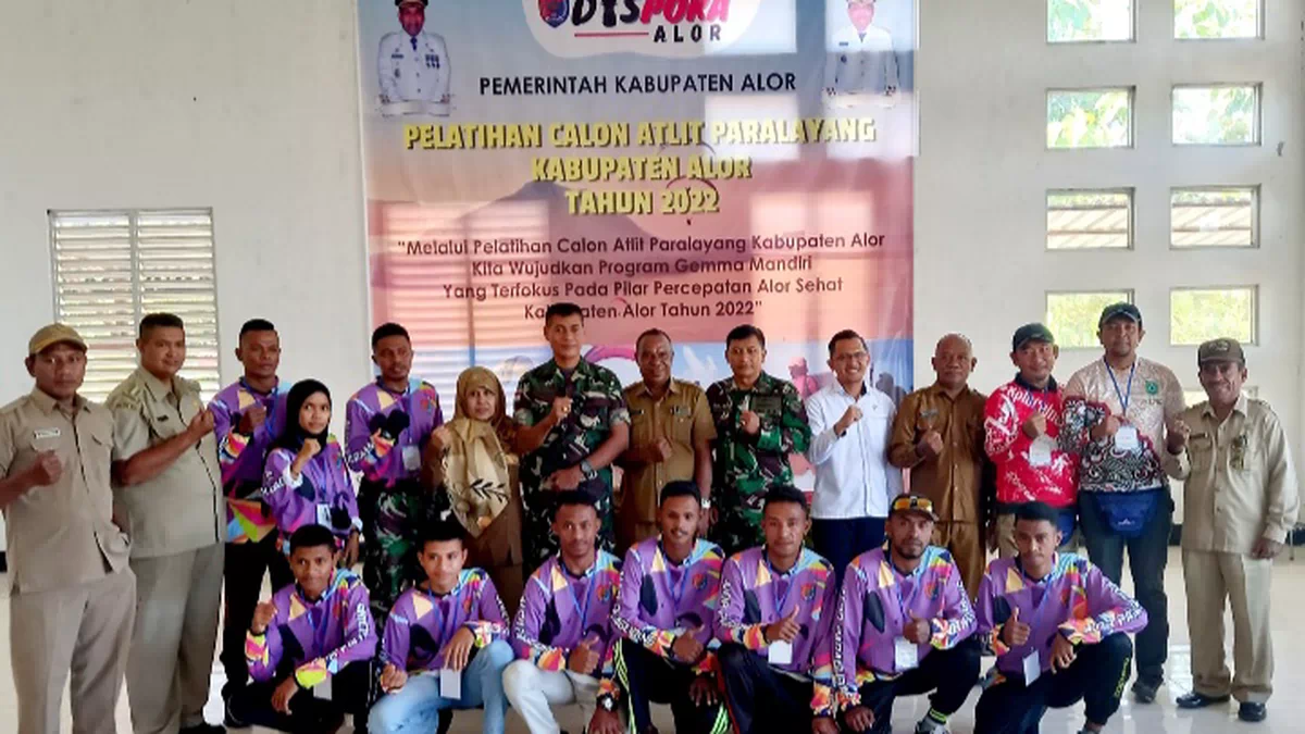 Dispora Alor Gandeng FASI Gelar Latihan Calon Atlit Paralayang. Sekda: Pemkab Dukung TROI Alor 2022
