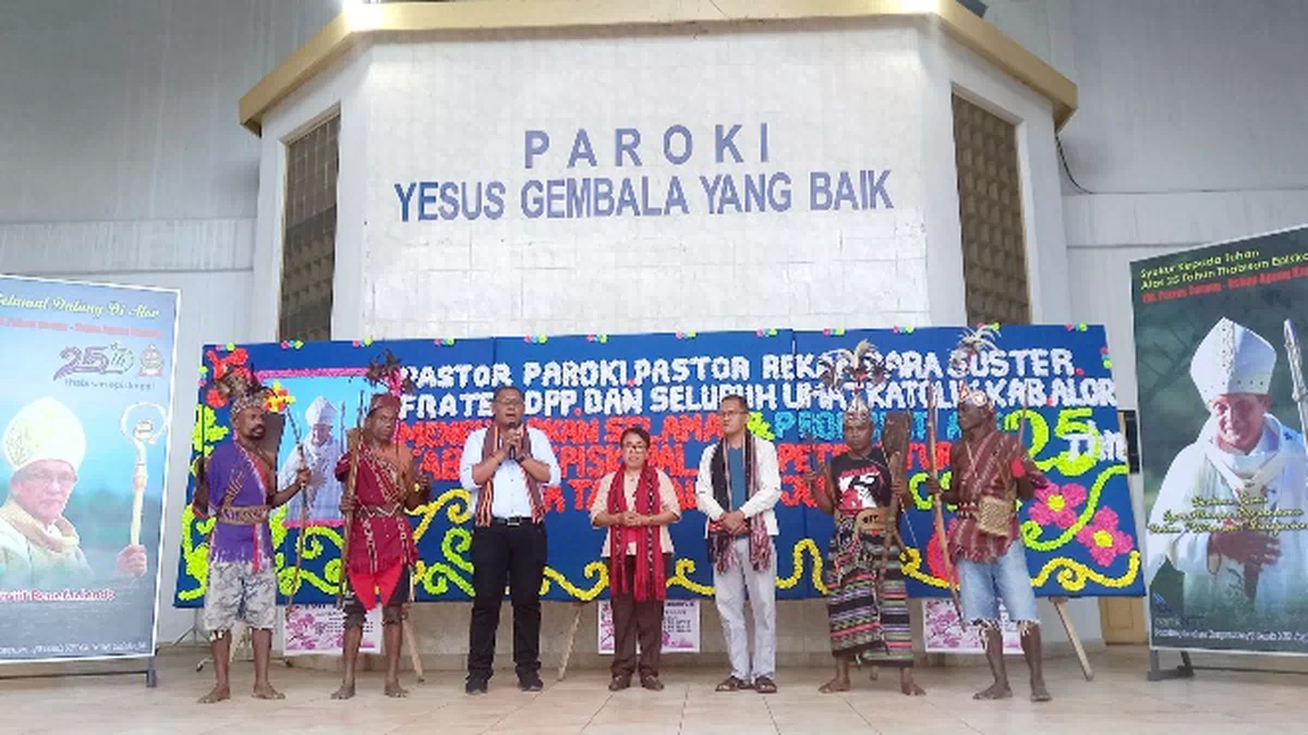 Jelang Syukuran 25 Tahun Thabisan Episkopal Uskup Agung Kupang di Alor