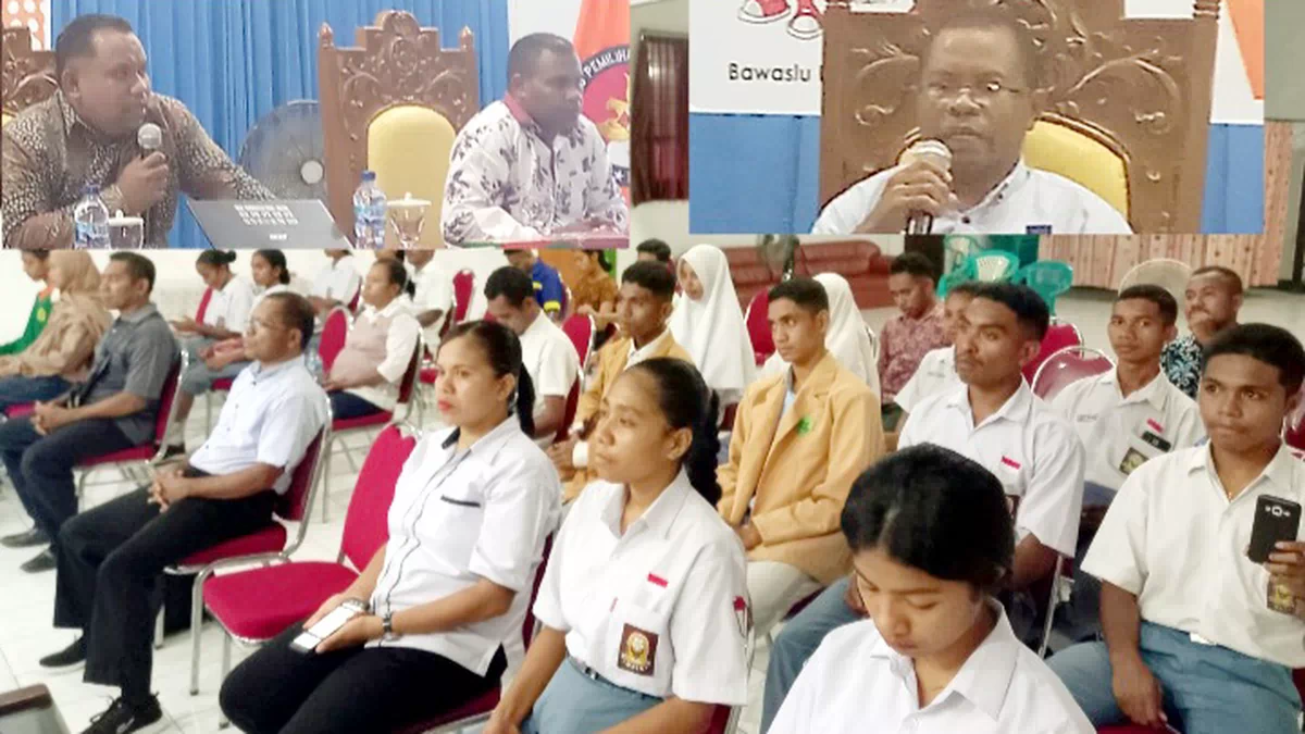 Bawaslu Alor Ajak Pemilih Pemula Awasi Pemilu. Kande: Generasi Z itu Pemilih Terbanyak