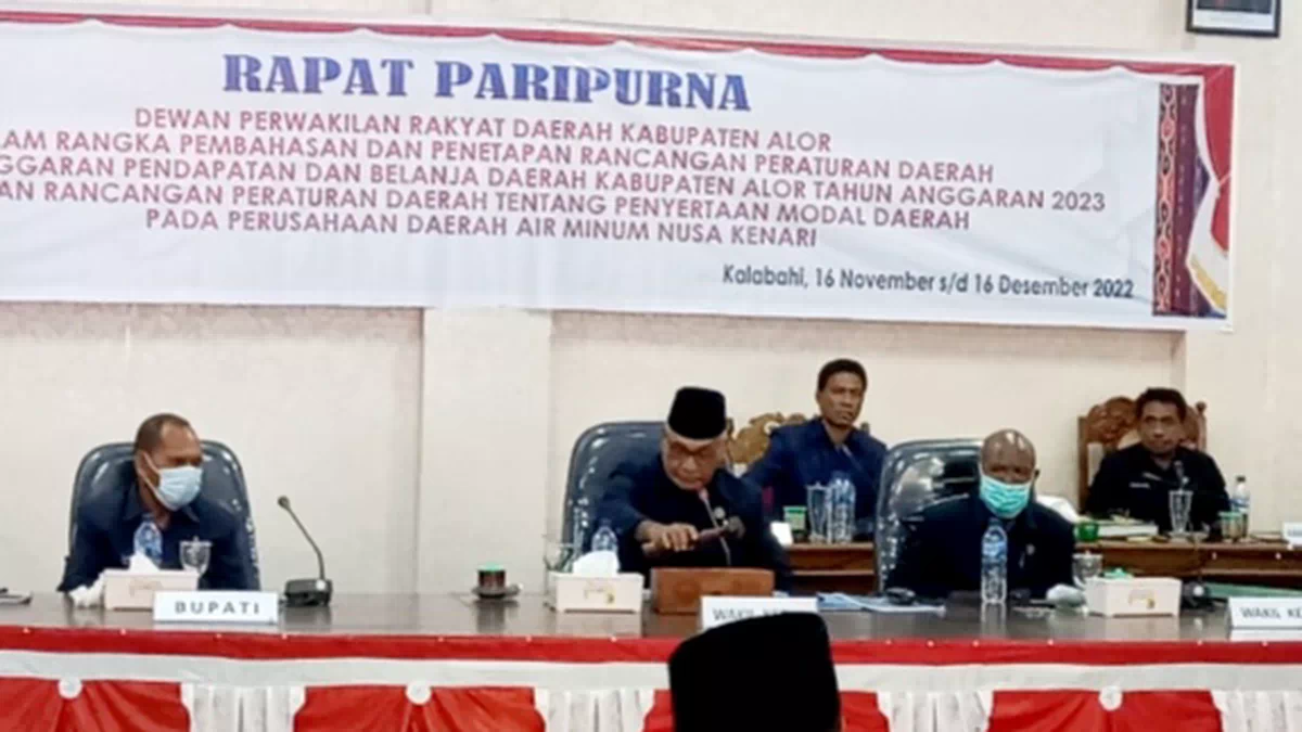 Rekomendasi Banggar DPRD dan Jawaban Bupati Alor Terkait APBD TA.2023