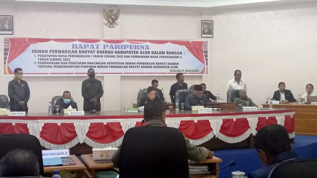 Kegiatan DPRD Alor Di Masa Sidang I Tahun 2022