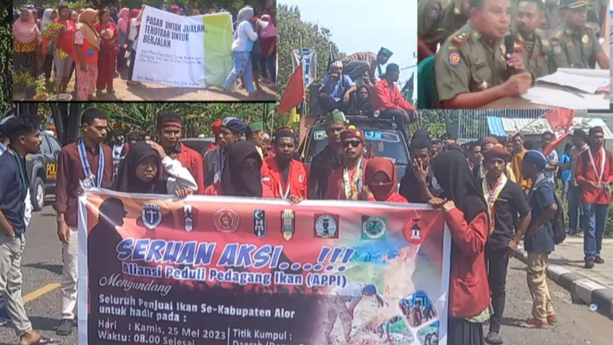 Mahasiswa Alor dan Penjual Ikan di Trotoar Vs PolPP dan Penjual Ikan di Pasar. Nampira: Tidak Ada Tekanan Dari Pimpinan