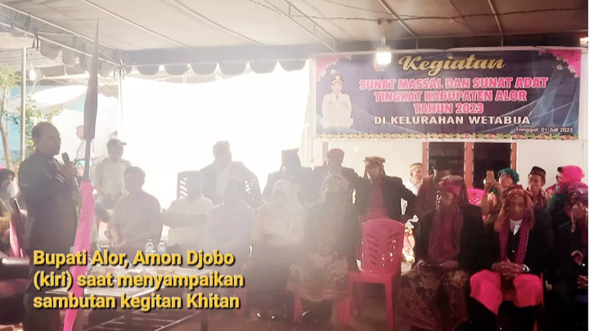 Bupati Alor Harap Sunat Adat Dilestarikan