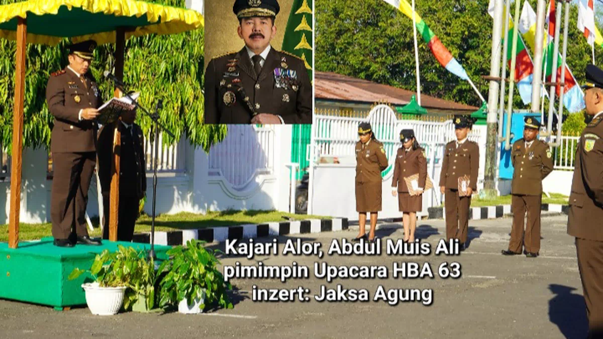 Semarak HBA 63 di Kejari Alor. Jaksa Agung Tekankan Hindari Konflik Kepentingan Dalam Penegakan Hukum