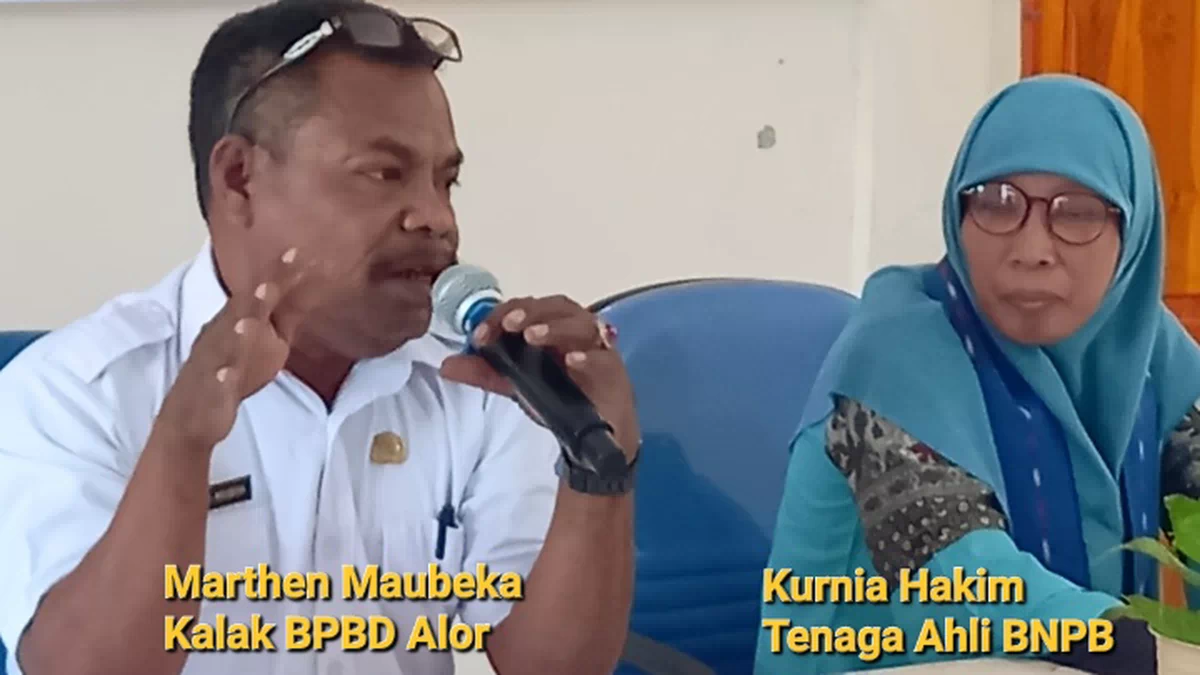 BNPB Gelar Diskusi Publik KRB Tsunami di Alor. Maubeka: Kita Bersahabat Dengan Bencana
