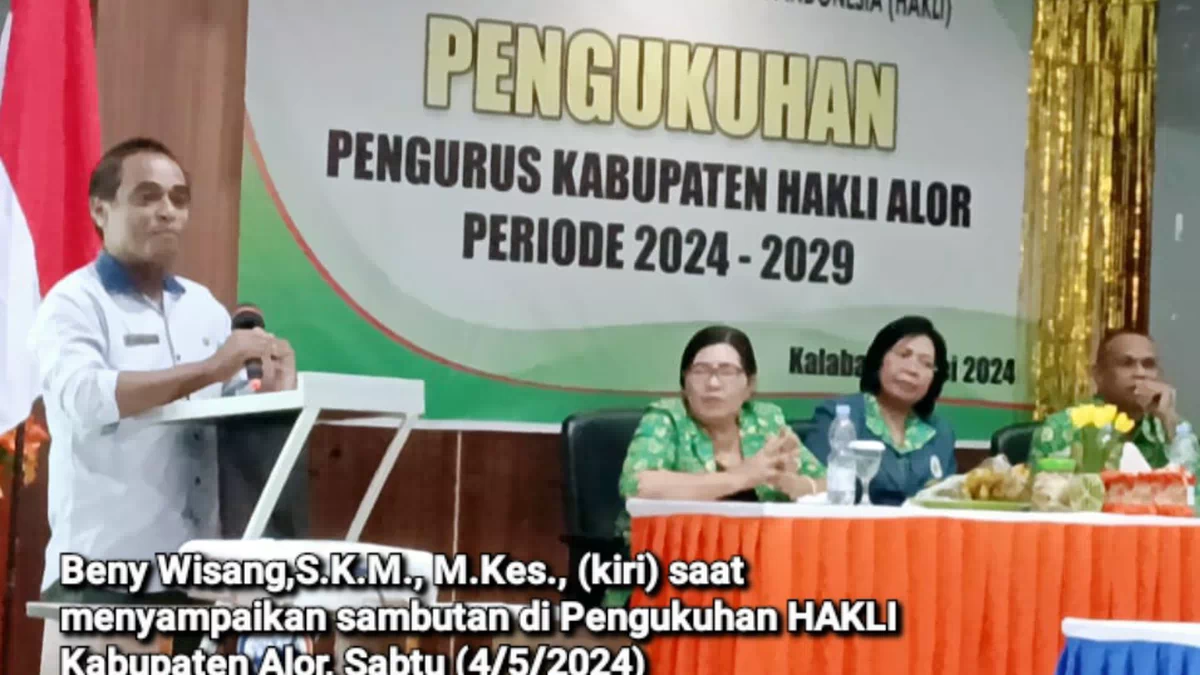 Alor Dipilih Jadi Kota Sehat, Butuh Kerja Keras HAKLI Alor. Wisang: Jaga Juga Kebersihan Destinasi Wisata
