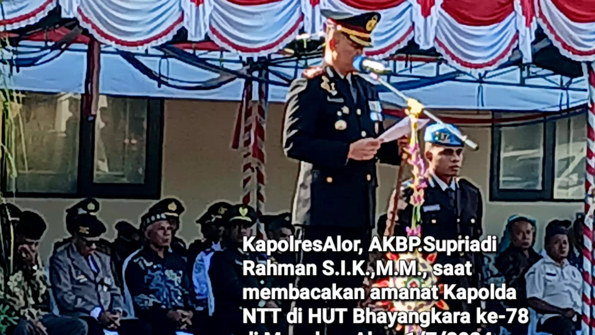 Catatan HUT Bhayangkara Ke-78 dari Kapolda NTT, Kapolres Alor dan Pj.Bupati Alor terkait Persoalan Daerah