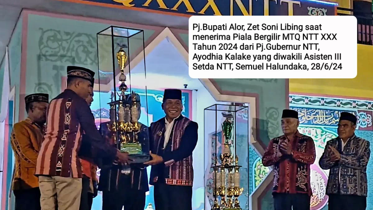 Flashback MTQ ke XXX NTT: Alor Juara Umum, Tapi Kalah di Tilawah. 6 Kabupaten Nihil Finalis