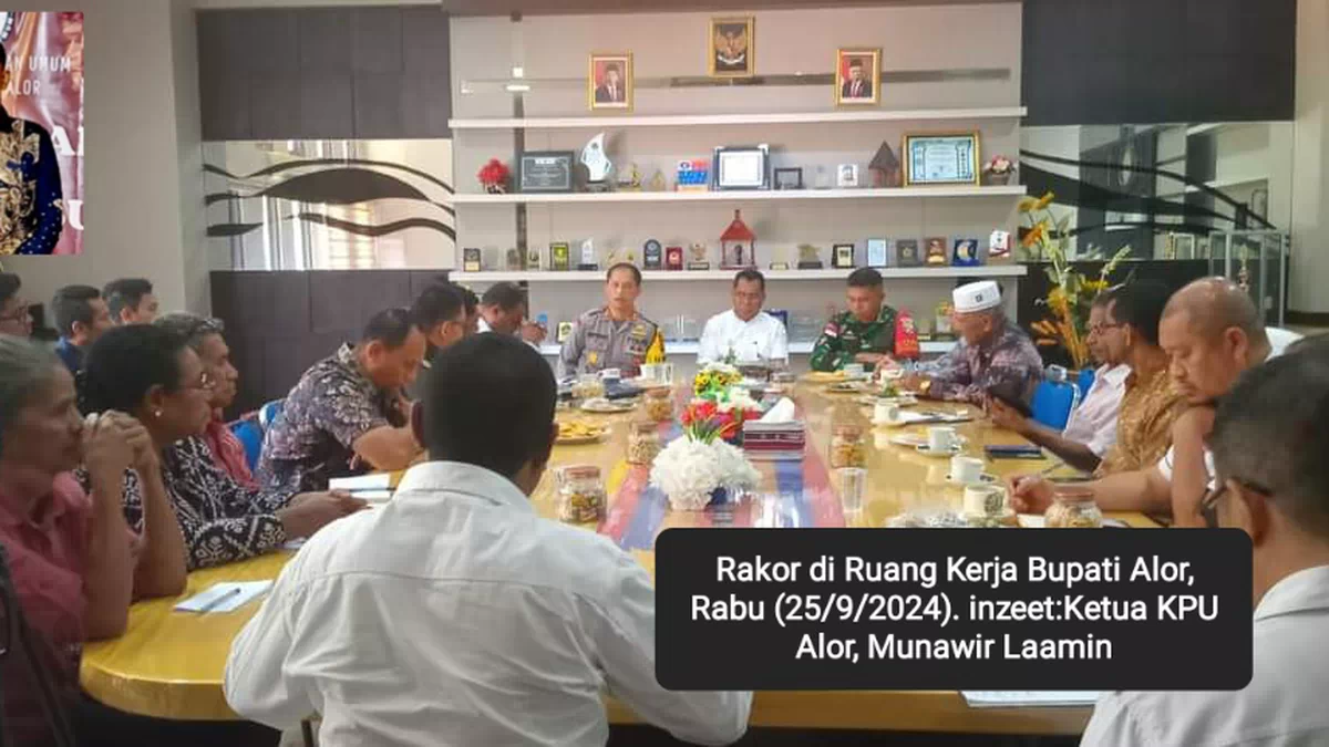 Di Rakor Pemkab, Ketua KPU Alor Ungkap Tantangan Jelang Pilkada, Terutama Perekaman E-KTP