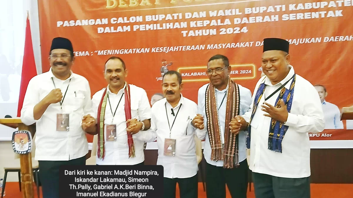 Semarak Debat Terbuka 5 Cabup Alor. Simak Visi Misi dan Program Prioritas Mereka