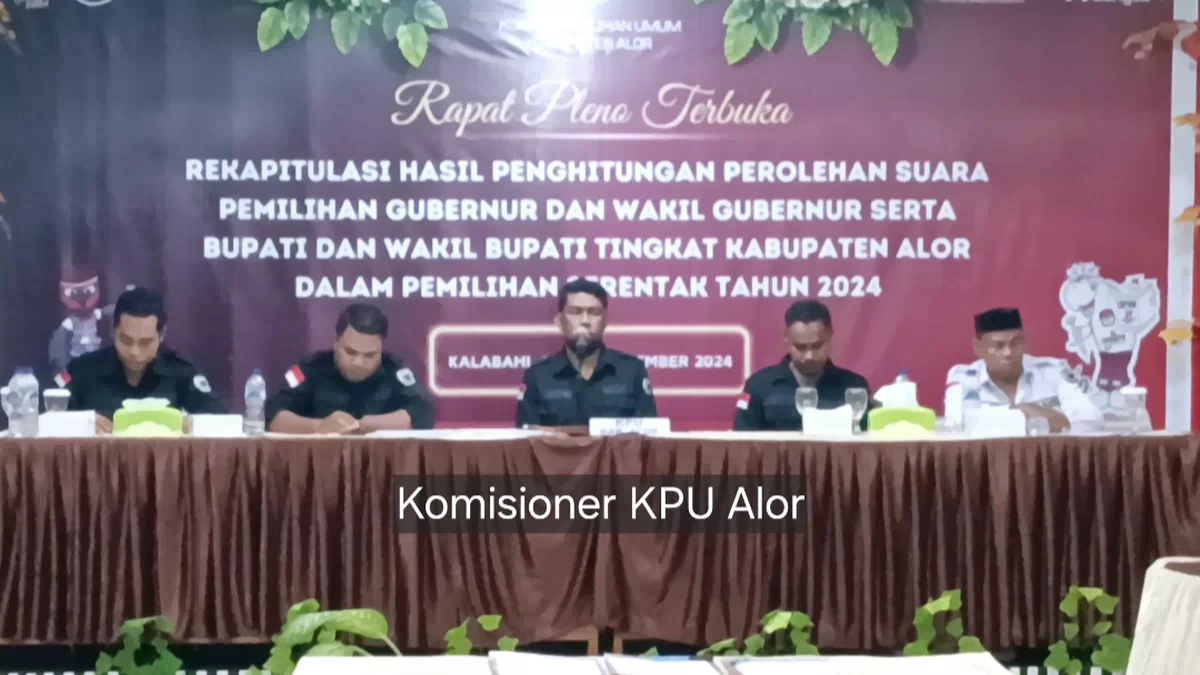 Hari Ini Batas Akhir Gugatan Hasil Pilkada Alor Ke MK, Jika Tak Ada KPU Alor Proses Penetapan Calon Terpilih