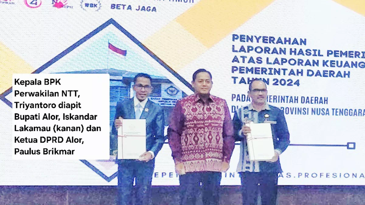 <strong>Alor dan 11 Kabupaten Lainnya Raih Opini WTP Dari BPK. Brikmar: Rekomendasi Jadi Perhatian Pemda</strong>