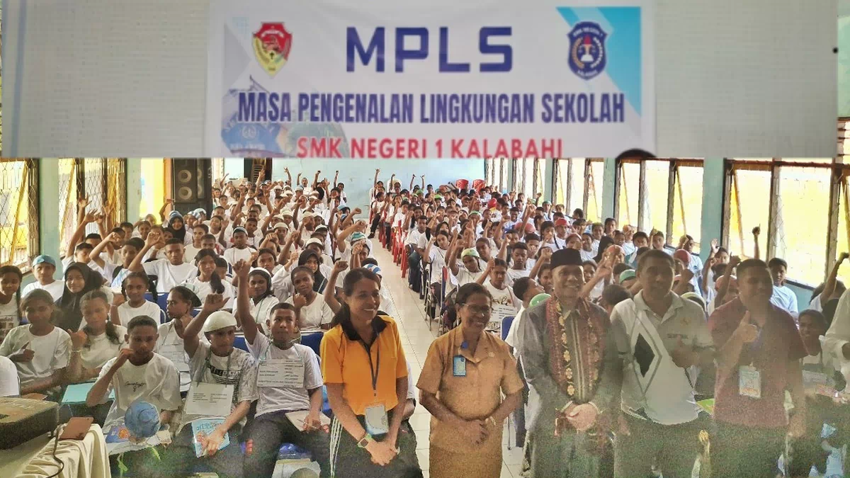 MPLS di SMKN 1 Kalabahi Hadirkan Alumni Sukses. Idaleta: Memotivasi Murid Baru