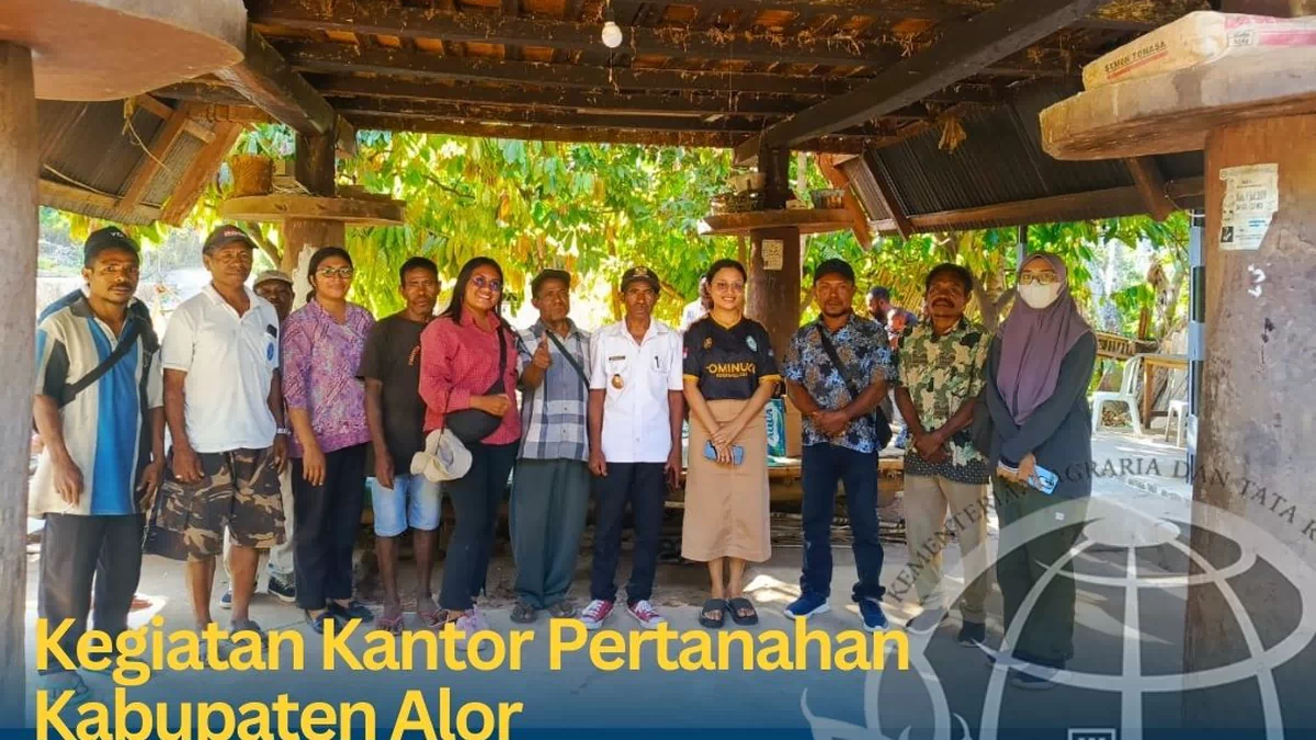 Panitia Kantah Alor Lakukan Pengukuran Tanah Untuk GMIT di Waimi-Lembur