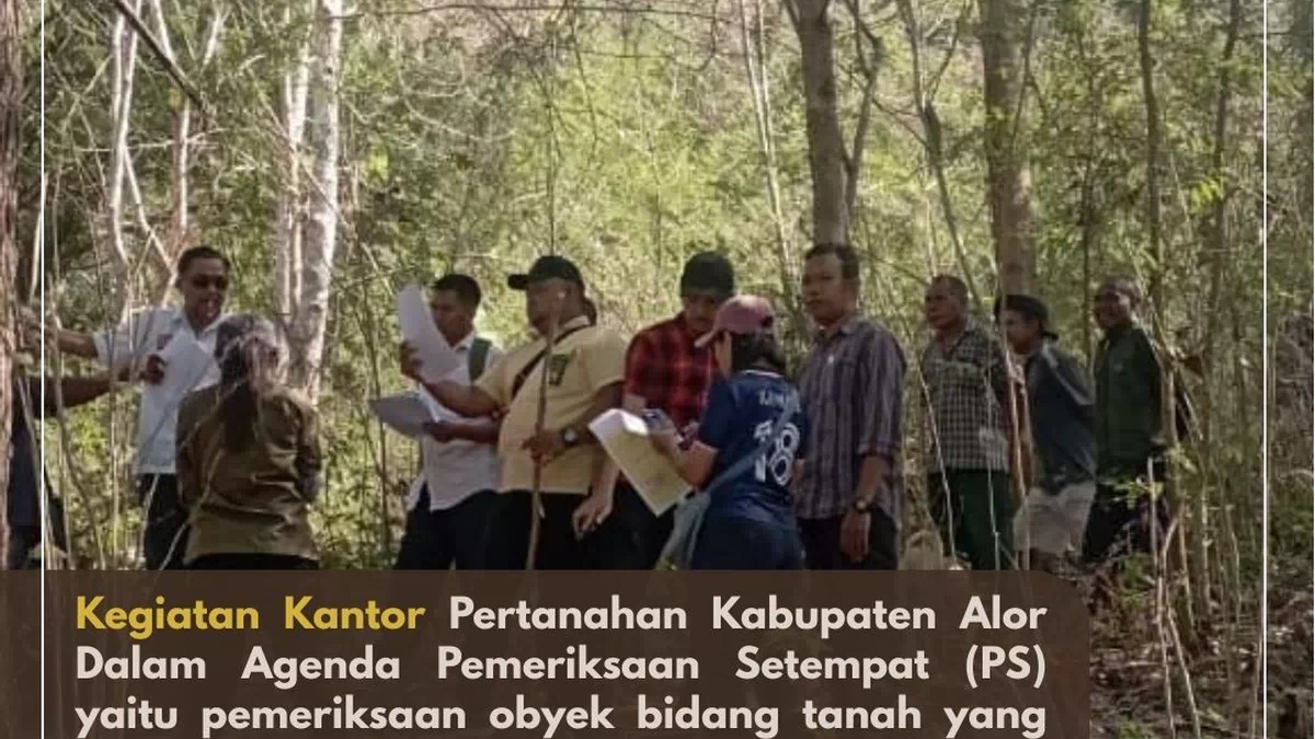 Perkara Tanah, Hakim PN Kalabahi Gelar Sidang Pemeriksaan Setempat
