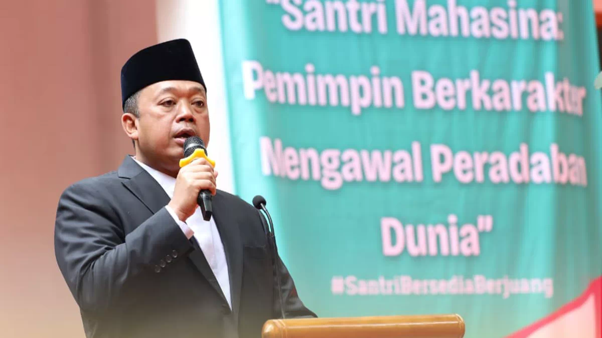 Menteri Nusron Wahid Harapkan Santri Masuk ke Dalam Panggung Nasional
