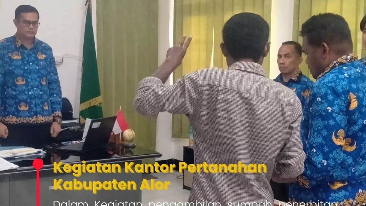 Sertipikat Tanah Hilang, Pemilik Diambil Sumpah Oleh Kantah Alor Untuk Penerbitan Ulang