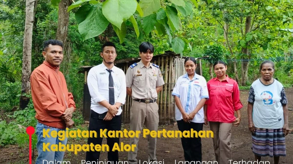 Peninjauan Lokasi Tanah Untuk PKKPR di Welai Timur-Alor Berlangsung Aman