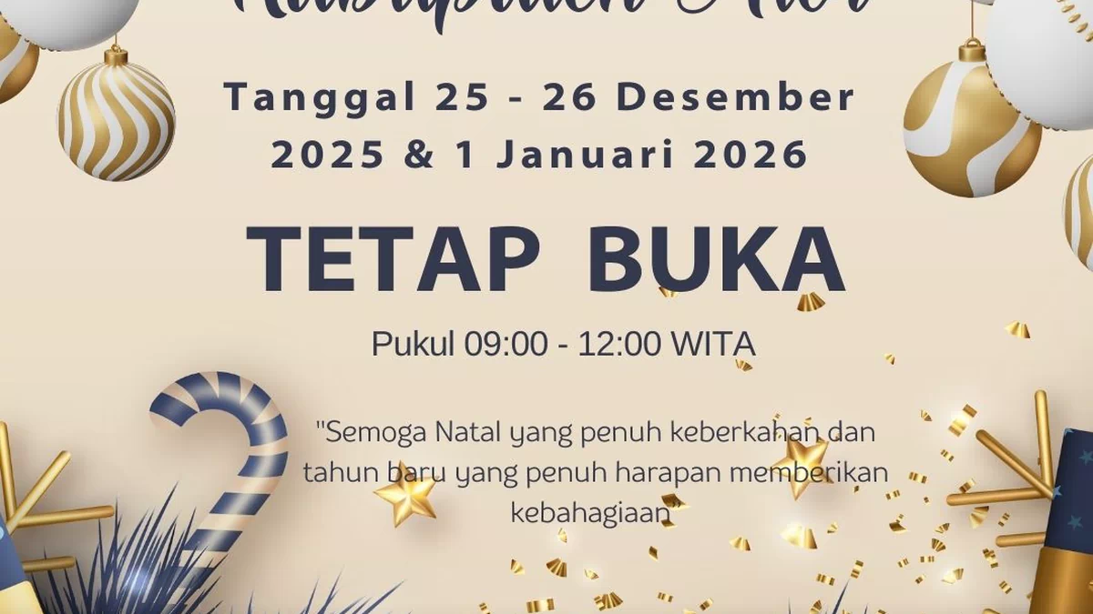 Saat Hari Natal dan Tahun Baru, Kantah Alor Tetap Layani Masyarakat