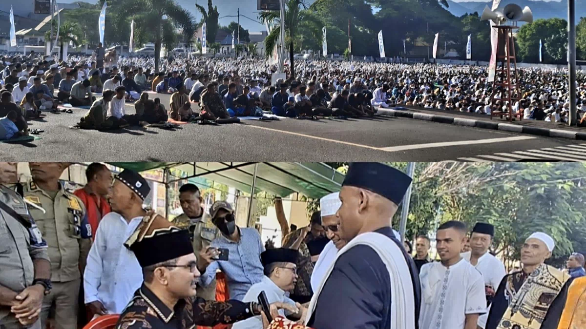 Bupati & Wabup Alor Hadir di Salat Id, Khatib: Jangan Khianati Tara Miti Tomi Nuku, Tak Boleh Seperti Kucing dan Anjing