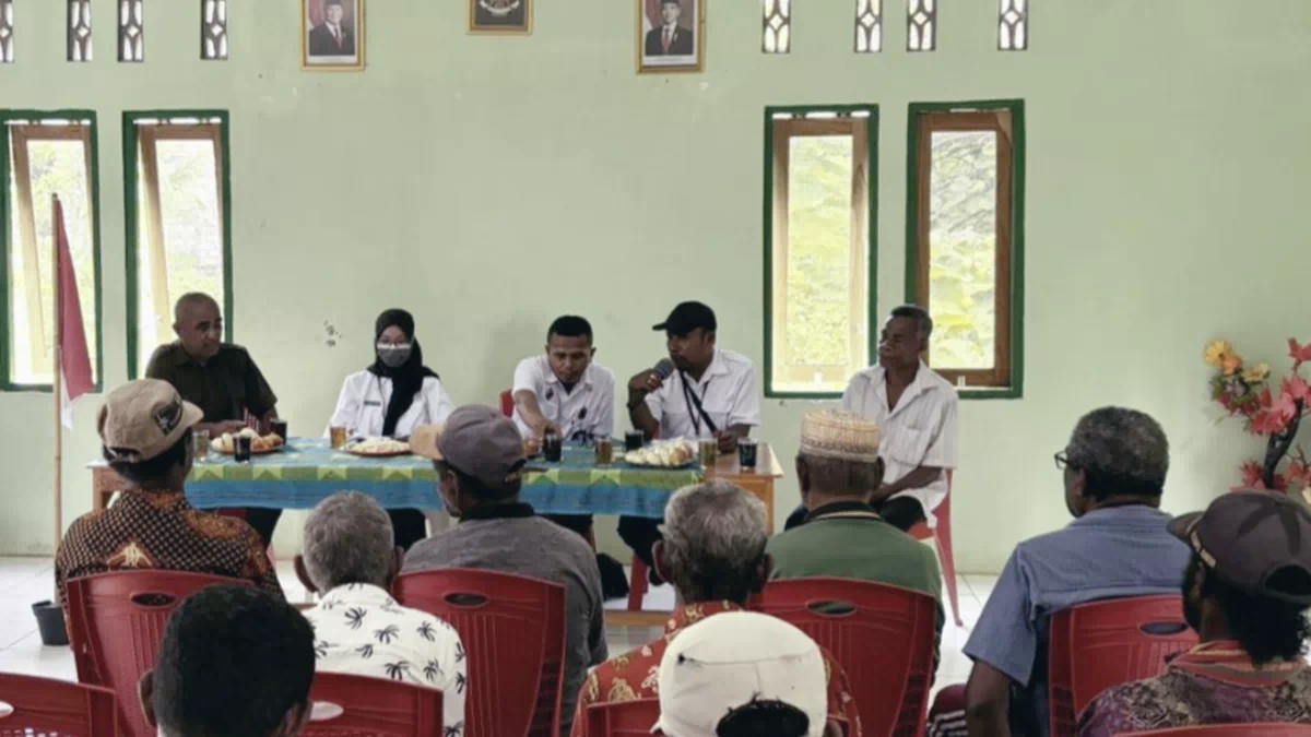 Kantah Alor Gelar Sidang Pengukuran Tanah Milik Pemdes Wolwal Barat