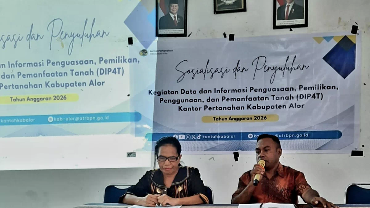 Kantah Alor Gelar Penyuluhan DIP4T di Wolwal-Alor Barat Daya