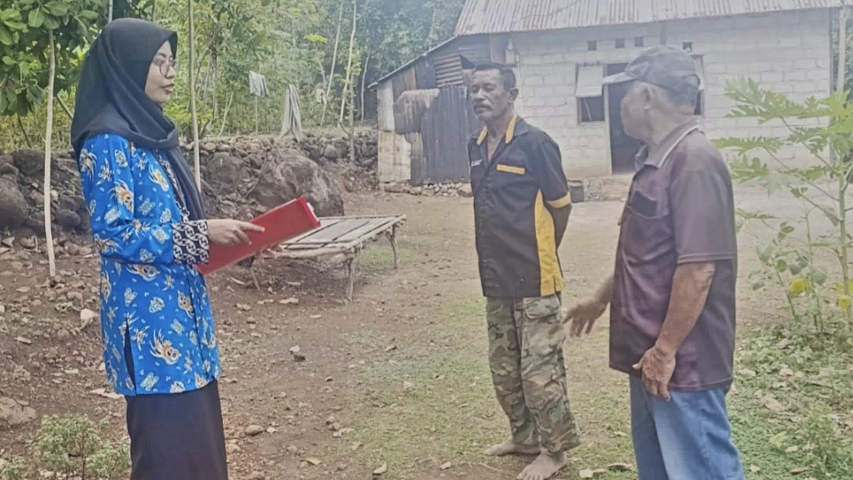 Tim Pertek Kantah Alor Tinjau Lokasi Permohonan KKPRR Non Berusaha di Desa Alor Besar