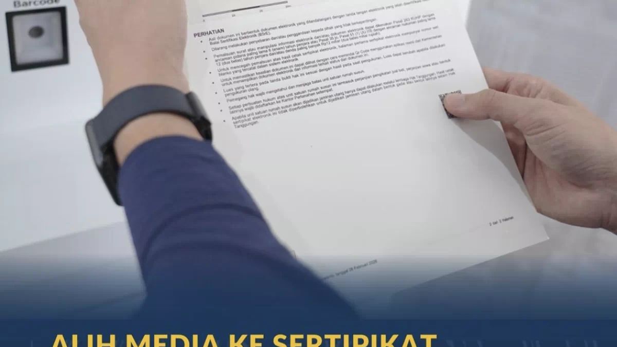 Alih Media ke Sertipikat Elektronik, Masyarakat Merasa Jauh Lebih Praktis dan Berikan Rasa Aman