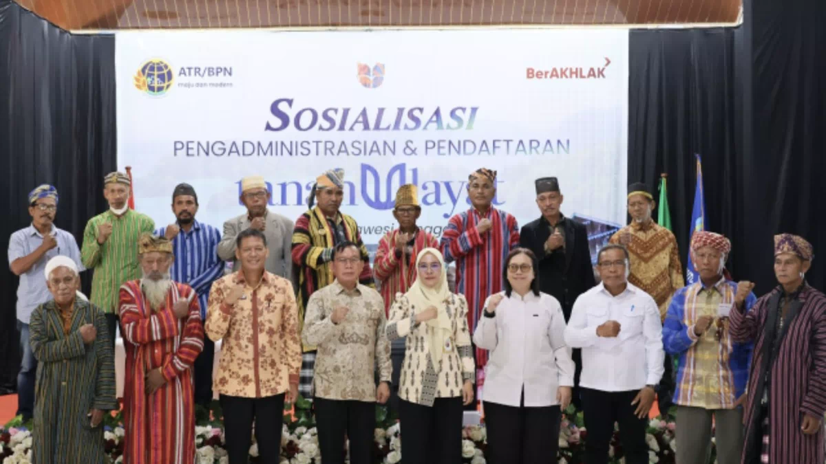 Sosialisasi Pengadministrasian dan Pendaftaran Tanah Ulayat, Bekali Masyarakat Hukum Adat Buton Selatan Soal Tahapan Sertipikasi