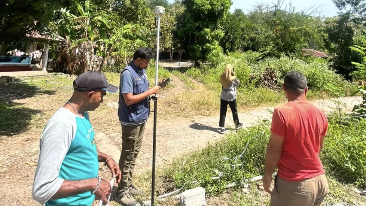 Sukses Pengukuran dan Pemecahan Bidang Tanah di Kabola