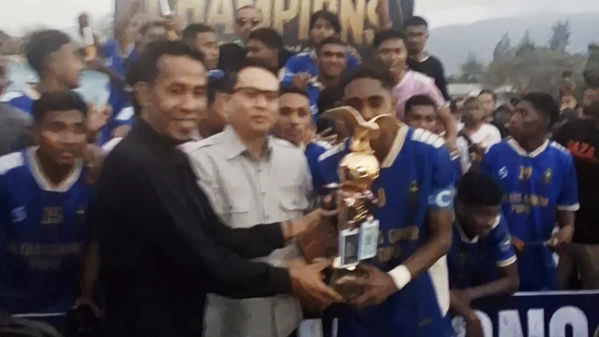 Gaza Moru FC Raih Budi Artha Mandiri Cup, Wabup Alor Nilai Pemain Dari Luar Telah Memberi Pelajaran Berharga