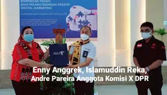 Ketua DPRD Alor Minta Dukungan Kemenparekraf Untuk Kelompok Ekonomi Kreatif dan Quota Beasiswa dari PIP