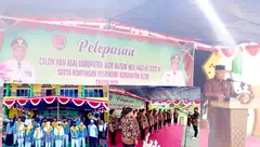 DPRD Alor Nilai Pelepasan Serentak Jamaah Haji dan Tim Pesparawi di Masjid Adalah Sejarah Baru. Bupati: Jaga Martabat Daerah