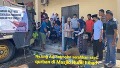 Qurban Polres Alor Sebanyak 7 Sapi di Idul Adha 1443 H