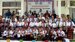 Gaungkan Alor Bangkit Bersama Bank NTT dari SMPN Bukapiting