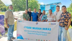 Pemkab Alor dan Bulog Gelar Pasar Murah, Harga Beras Berangsur Turun