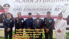 Bupati dan Kapolres Alor Tentang HUT Bhayangkara dan Pemilu Damai. Djobo: Tidak Boleh Baku Jual