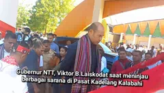 Pasar Kadelang Ditempati Pedagang, Pesan Gubernur NTT Jadi Tantangan. Wakano: Bebas Kantong Plastik