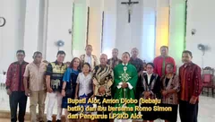 Bupati Alor Hadiri Pengukuhan LP3KD, Dukung Anak-anak ke Pesparani Nasional