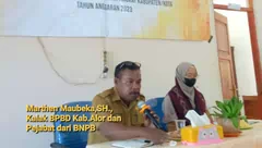 Dari FGD Penyusunan KRB di BPBD Alor. Marthen: Orang Baru Sadar Kalau Terjadi Bencana