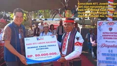 Bank NTT Kalabahi Berbagi Kasih Peduli Stunting di HUT NTT dan Alor