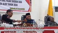 Perda Pajak dan Retribusi Daerah Ditetapkan Pj.Bupati Alor. Terince: Jenis Pajak Bertambah, Retribusi Berkurang