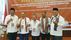 "Jualan" 5 Calon Bupati Alor Saat <em>Closing Statement</em> di Debat Pertama