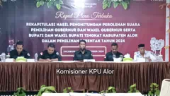 Hari Ini Batas Akhir Gugatan Hasil Pilkada Alor Ke MK, Jika Tak Ada KPU Alor Proses Penetapan Calon Terpilih
