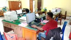 Lembur Kegiatan Peningkatan Data PTSL 2025 di Kantah Alor-NTT